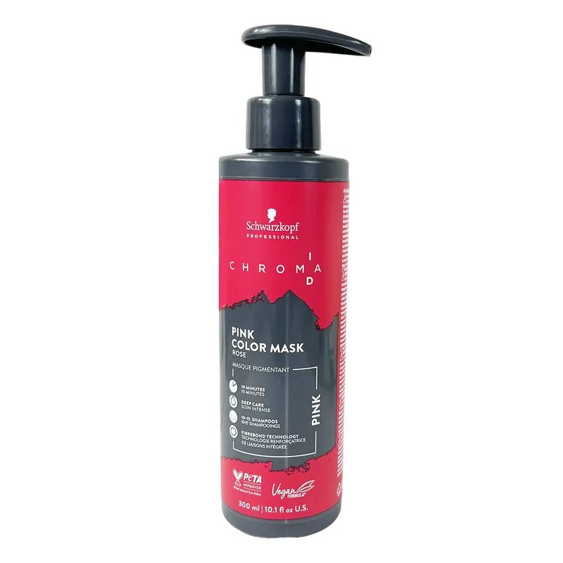 Schwarzkopf Chroma ID Bonding Mask Color Pink 10.1 fl oz. / 300 ml - Schwarzcopf