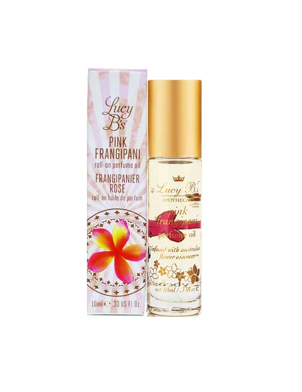 Lucy B's Pink Frangipani Roll-On Perfume Oil 10 mL