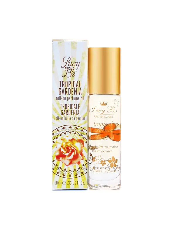 Lucy B's Tropical Gardenia Roll-On Perfume Oil 10 mL