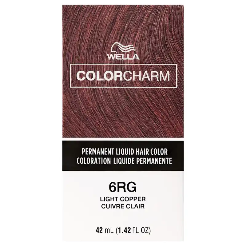 Wella ColorCharm Permanent Liquid Hair Color 42 ml / 1.4 oz - 6RG / 544 Light Copper