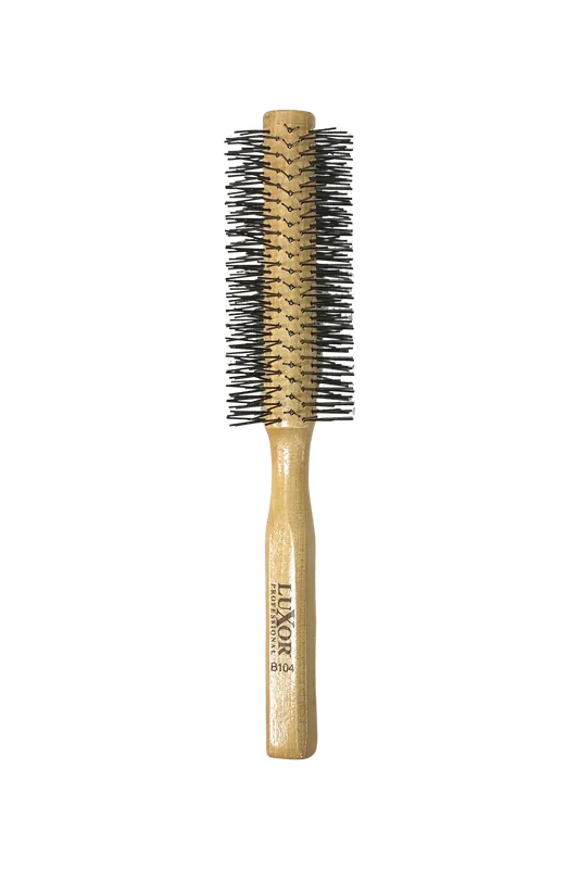 Luxor #B104 Round Nylon Bristle Hair Brush - 1.25"
