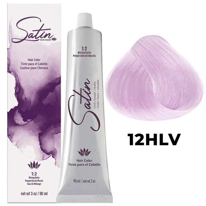 Satin Hair Color 3 oz / 90 ml - 12HLV High Lift Violet Blonde