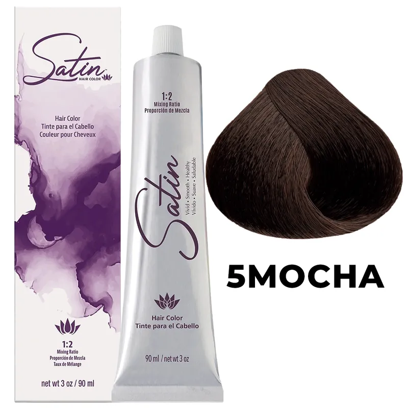 Satin Hair Color 3 oz / 90 ml - 5MOCHA Light Mocha Brown