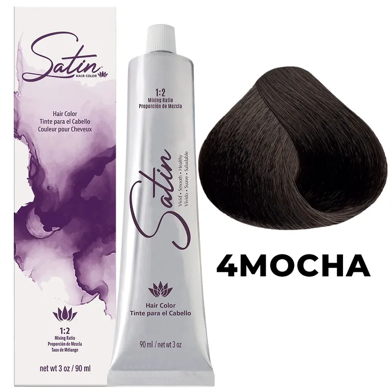 Satin Hair Color 3 oz / 90 ml - 4MOCHA Mocha Brown