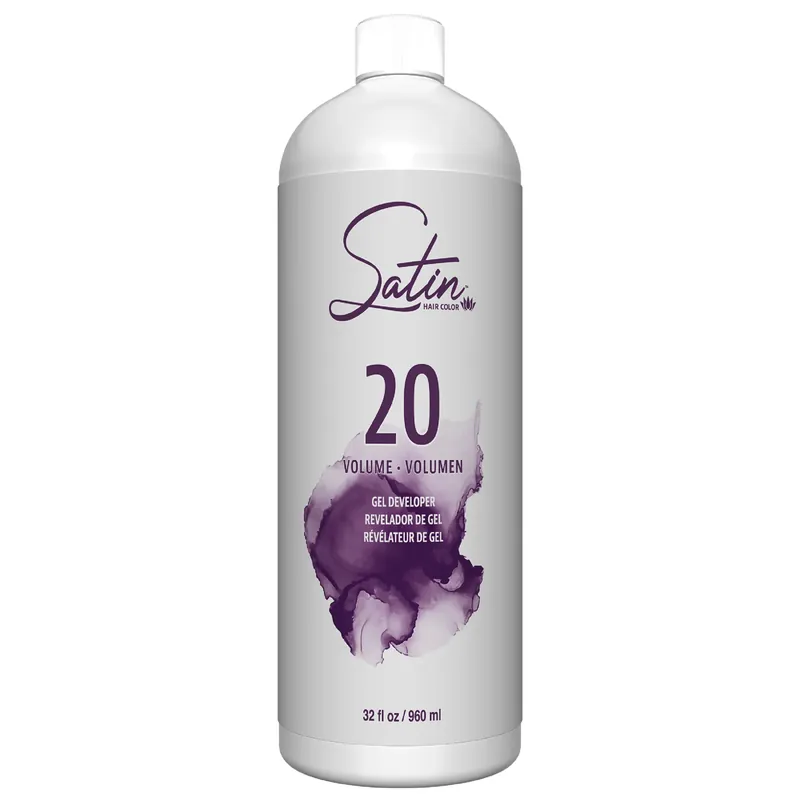 Satin Gel Developer 32 oz / 960 ml - 20 Volume