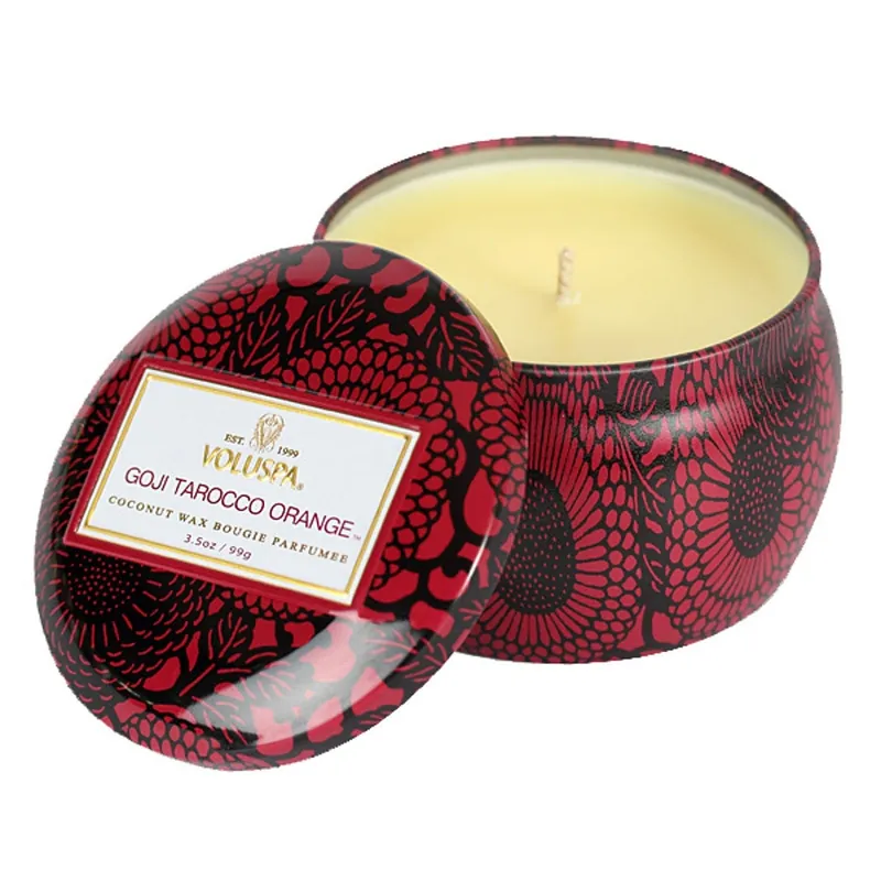 Voluspa Travel Tin - Goji Tarocco Orange