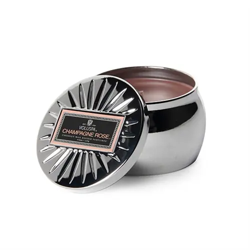 Voluspa Travel Tin - Champagne Rose