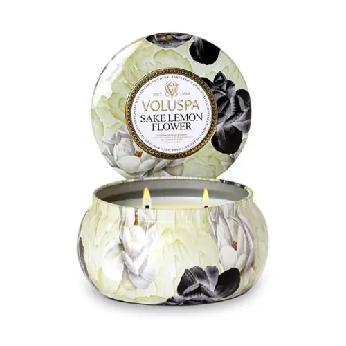 Sake Lemon Flower 2 Wick Maiso - Voluspa