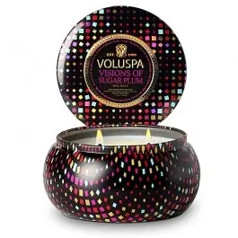 Voluspa 2 Wick Visions of Sugar Plum Holiday Edition