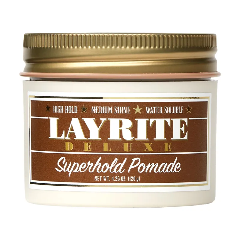 Layrite Superhold Pomade 4.25 oz / 120 g | High Hold / Medium Shine