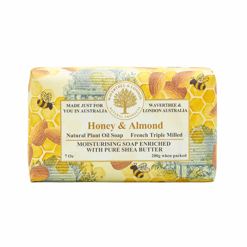 Wavertree & London Soap Bar 200 g / 7 oz - Honey & Almond