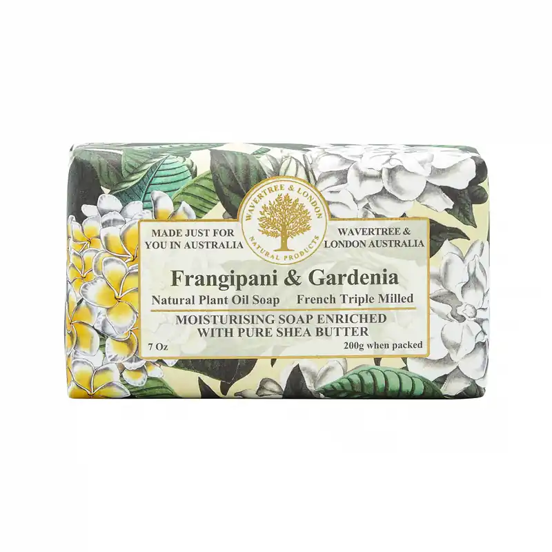 Wavertree & London Soap Bar 200 g / 7 oz - Frangipani & Gardenia