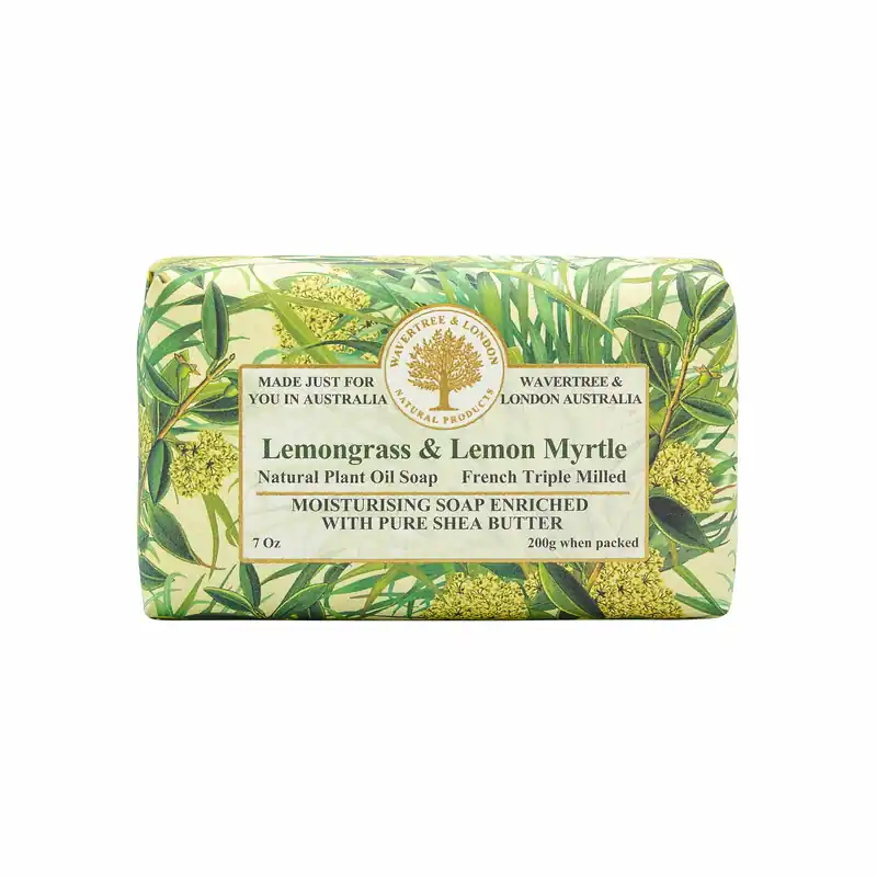 Wavertree & London Soap Bar 200 g / 7 oz - Lemongrass & Lemon Myrtle