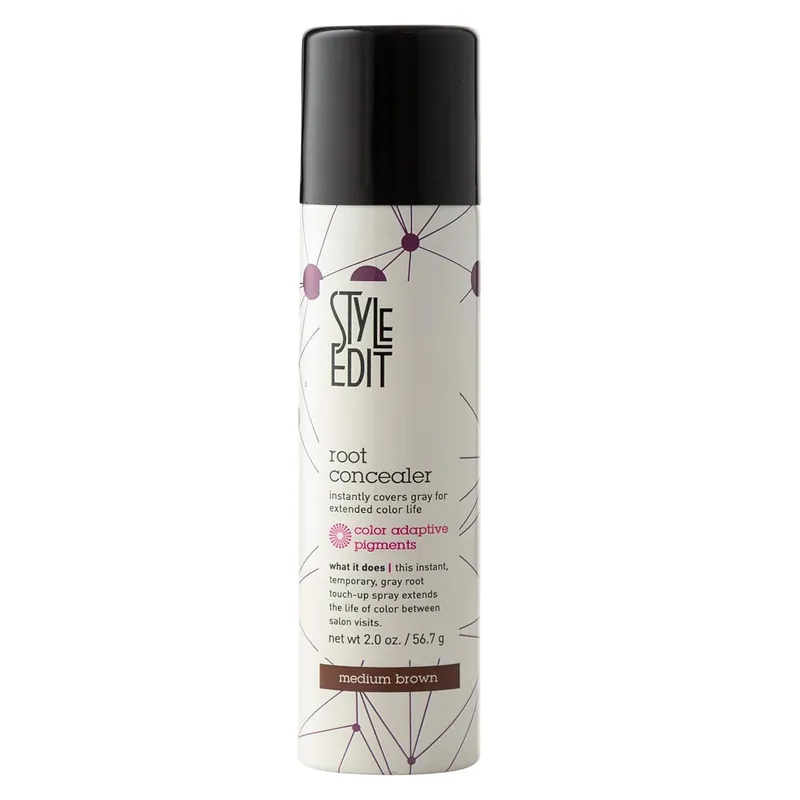 Style Edit Root Concealer Color Touch Up-Spray 2 oz - Medium Brown