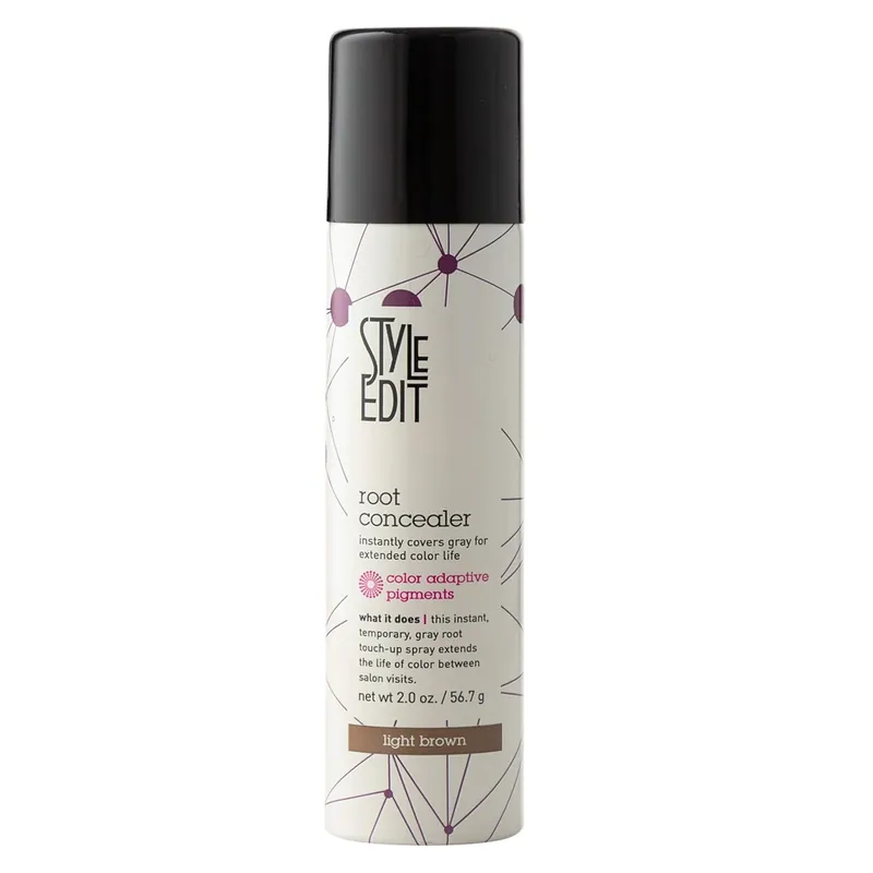 Style Edit Root Concealer Color Touch Up-Spray 2 oz - Light Brown