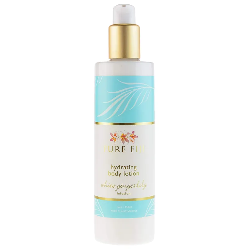 Pure Fiji Hydrating Body Lotion 12 oz / 350 ml - White Gingerlily
