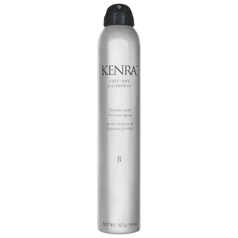 Kenra 8 Fast-Dry Hairspray 8 oz / 227 g | Flexible Hold Thermal Spray