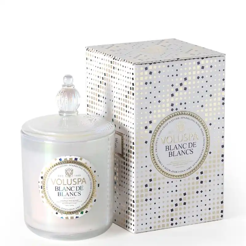 Voluspa Classic Maison Candle w/ Lid - Blanc de Blancs