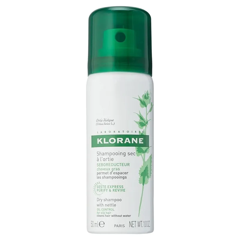 Klorane Dry Shampoo With Nettle 1 oz / 50 ml | For Oily Hair