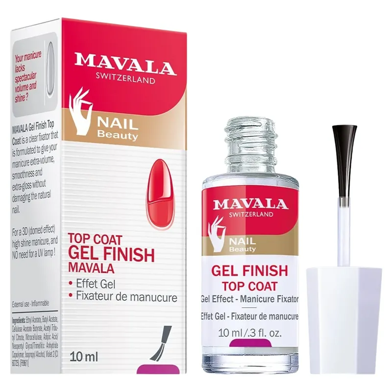 Mavala GEL FINISH Top Coat 0.3 oz / 10 ml | Nail Beauty