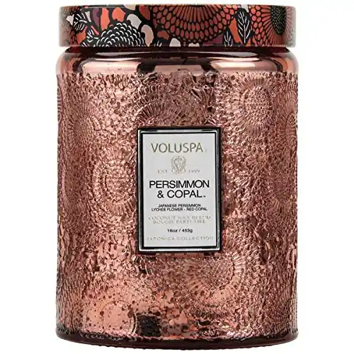 Voluspa Persimmon And Copal Large Glass
