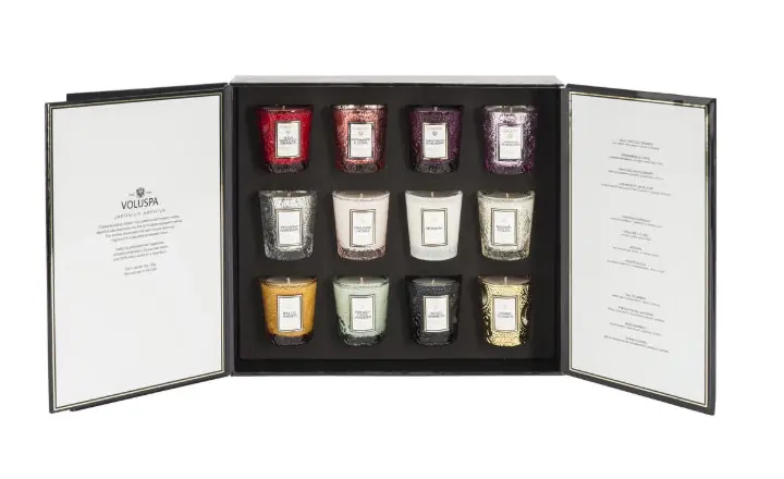 Voluspa Assorted 12 Signature Japonica Scented Candles Gift Set
