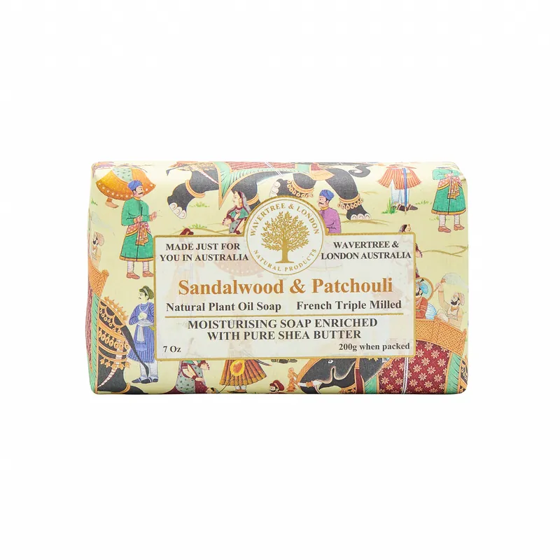 Wavertree & London Soap Bar 200 g / 7 oz - Sandalwood & Patchouli