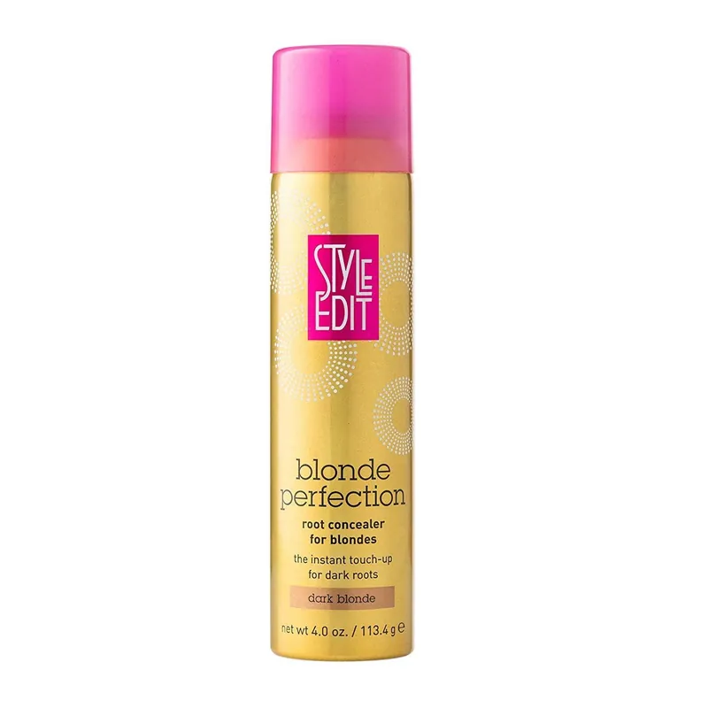 Style Edit Blonde Perfection Root Concealer Color Touch-Up Spray 4 oz - Dark Blonde