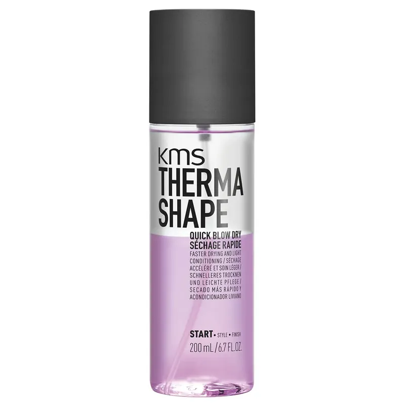 KMS THERMA SHAPE Quick Blow Dry 6.7 oz / 200 ml | Faster Drying & Conditioning