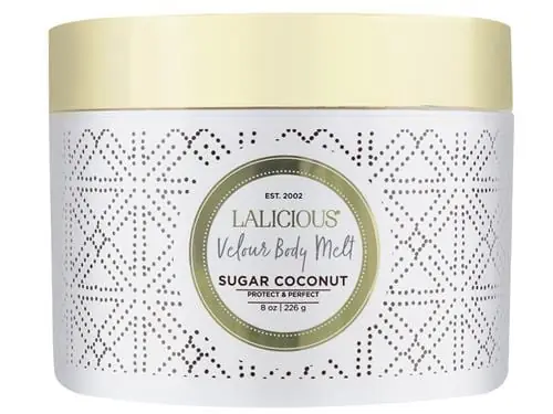 LaLicious Velour Body Melt Sugar Coconut Protect & Perfect 8 Oz