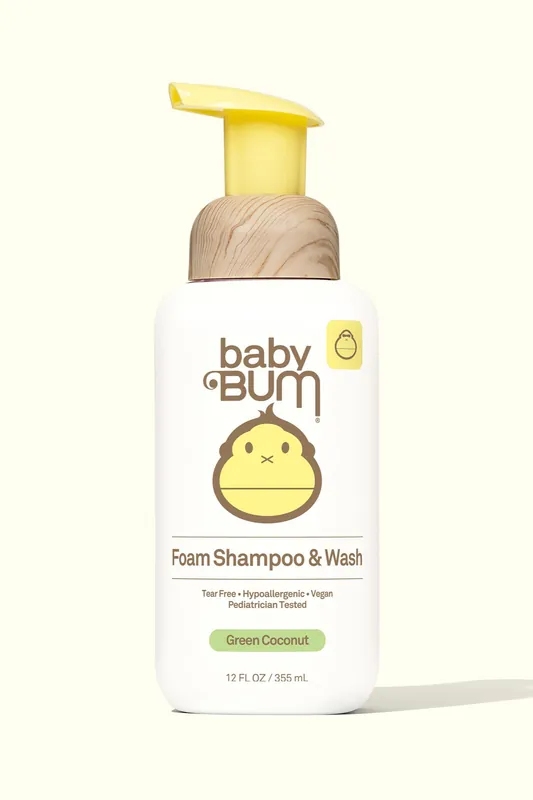 Sun Bum Baby Bum Foaming Shampoo & Wash 12 oz / 355 ml