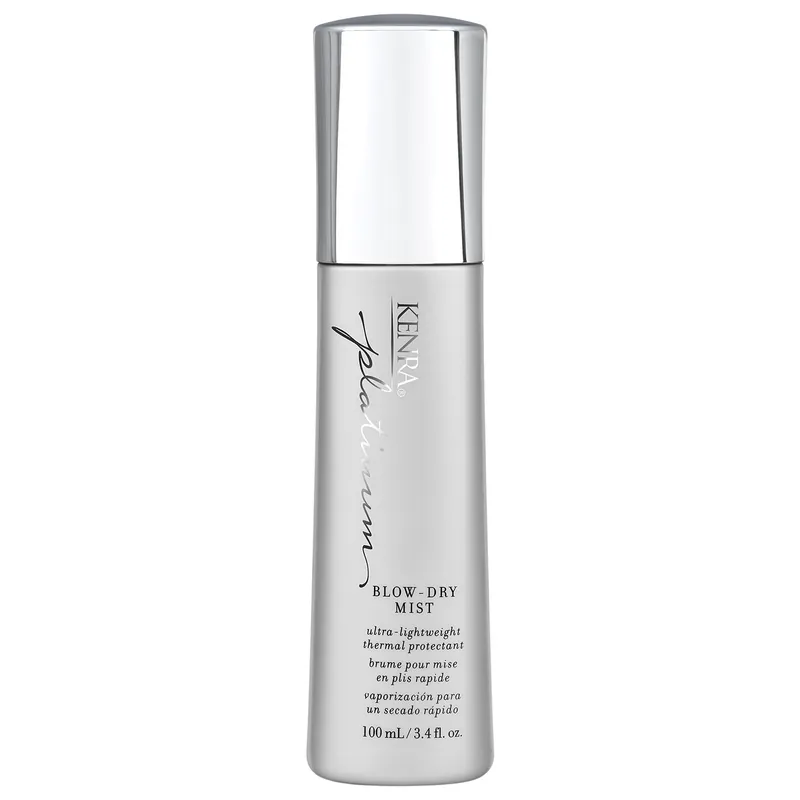 Kenra Platinum Blow-Dry Mist Ultra-Lightweight Thermal Protectant 3.4 oz / 100 ml