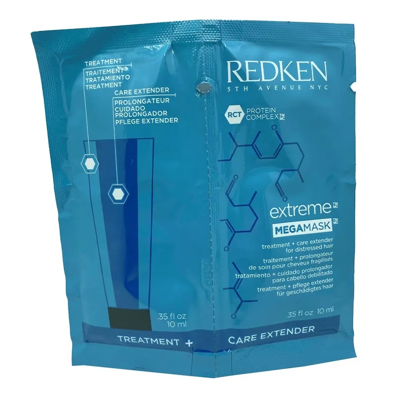 Redken Extreme Mega Mask Treatment Packet 0.7 oz / 20 ml | For Distressed Hair