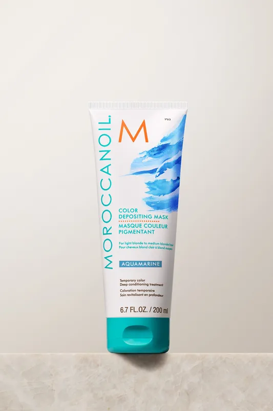 Moroccanoil Color Depositing Mask 6.7 oz / 200 ml - Aquamarine | Temporary Color