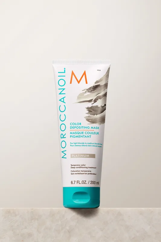 Moroccanoil Color Depositing Mask 6.7 oz / 200 ml - Platinum | Temporary Color