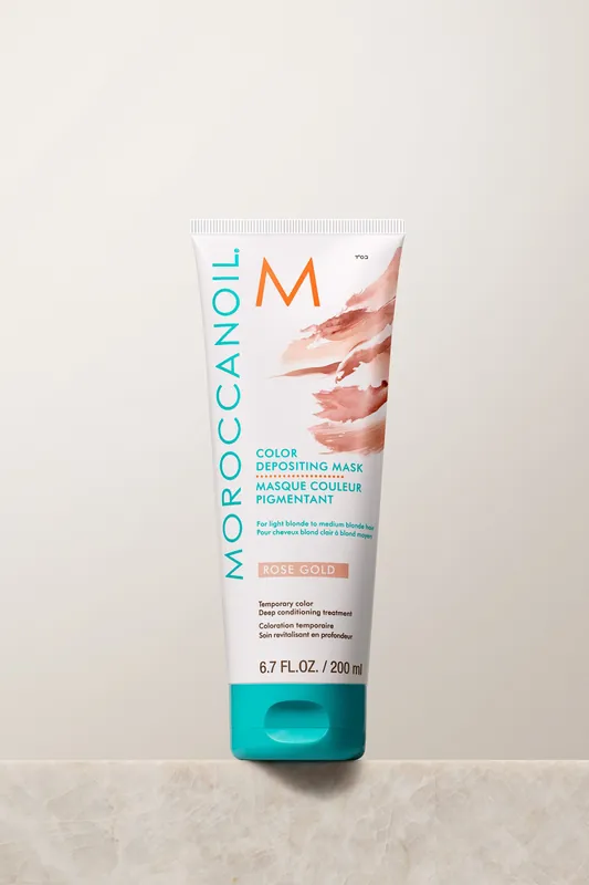Moroccanoil Color Depositing Mask 6.7 oz / 200 ml - Rose Gold | Temporary Color