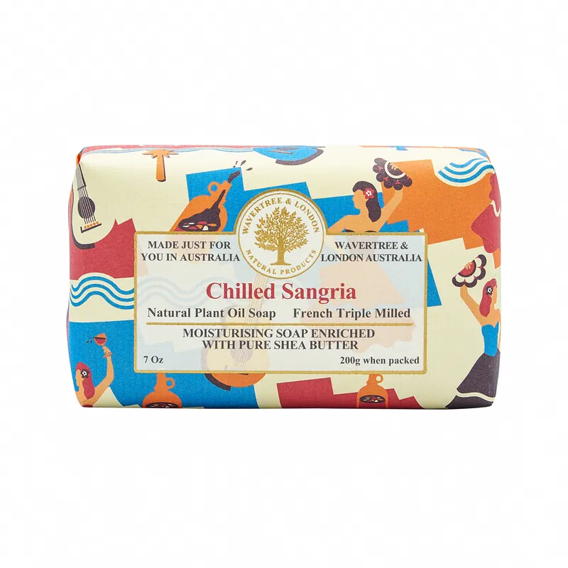 Wavertree & London Soap Bar 200 g / 7 oz - Chilled Sangria