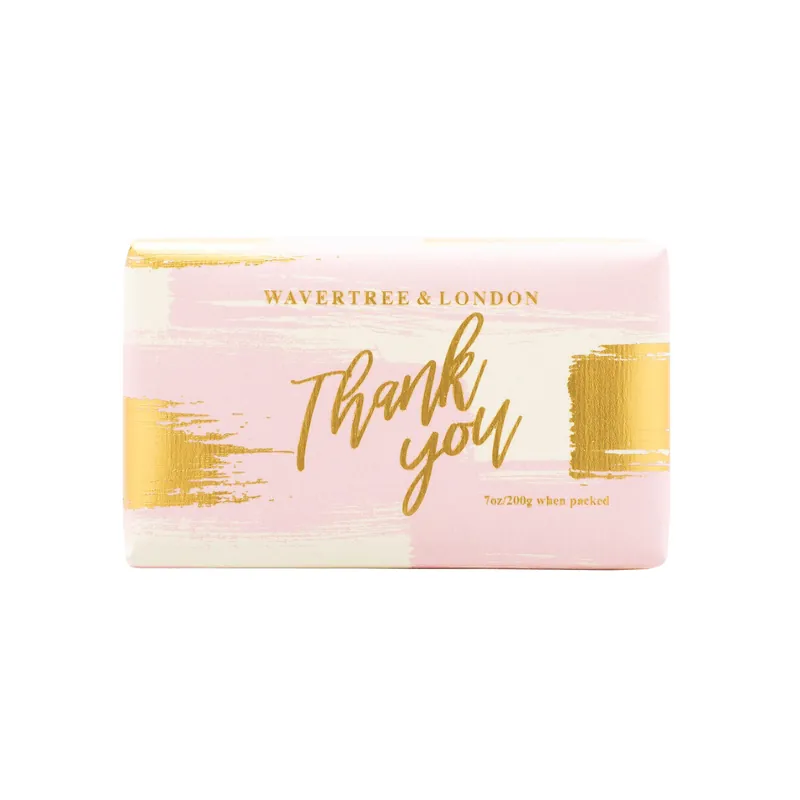 Wavertree & London Soap Bar 200 g / 7 oz - Thank You Pink (Beach Fragrance)