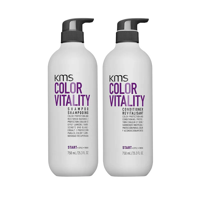 KMS Color Vitality Shampoo & Conditioner 750 ML Each