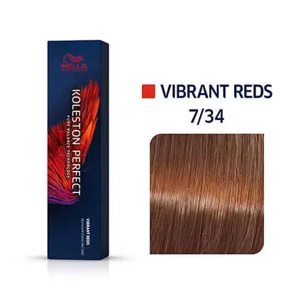 Wella Koleston Perfect Permanent Hair Color - 7/34