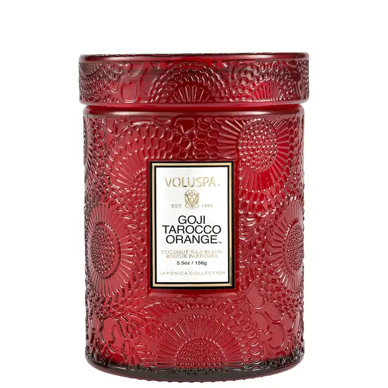 Voluspa Small Jar Candle 5.5 oz / 156 g - Goji Tarocco Orange
