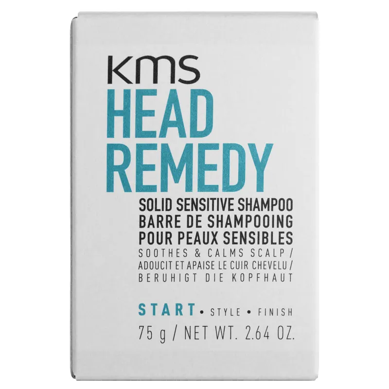 KMS HEAD REMEDY Solid Sensitive Shampoo Bar 2.64 oz / 75 g | Soothes & Calms