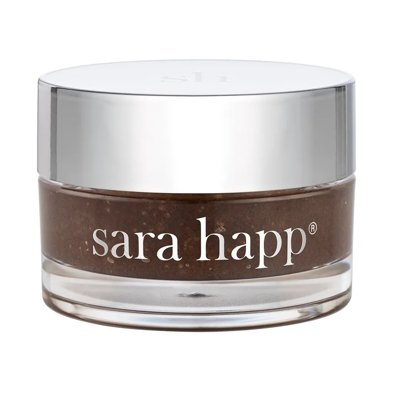Brown Sugar - Sara Happ Lip Scrub 0.5 oz | Sugar Scrub | Exfoliating Lip Treatment | Moisturizer for Dry and Flaky Lips | Vegan