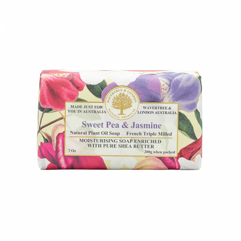 Wavertree & London Soap Bar 200 g / 7 oz - Sweet Pea & Jasmine