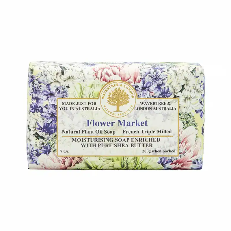 Wavertree & London Soap Bar 200 g / 7 oz - Flower Market