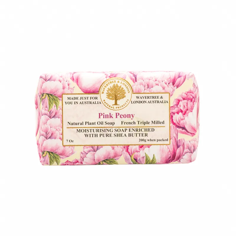 Wavertree & London Soap Bar 200 g / 7 oz - Pink Peony