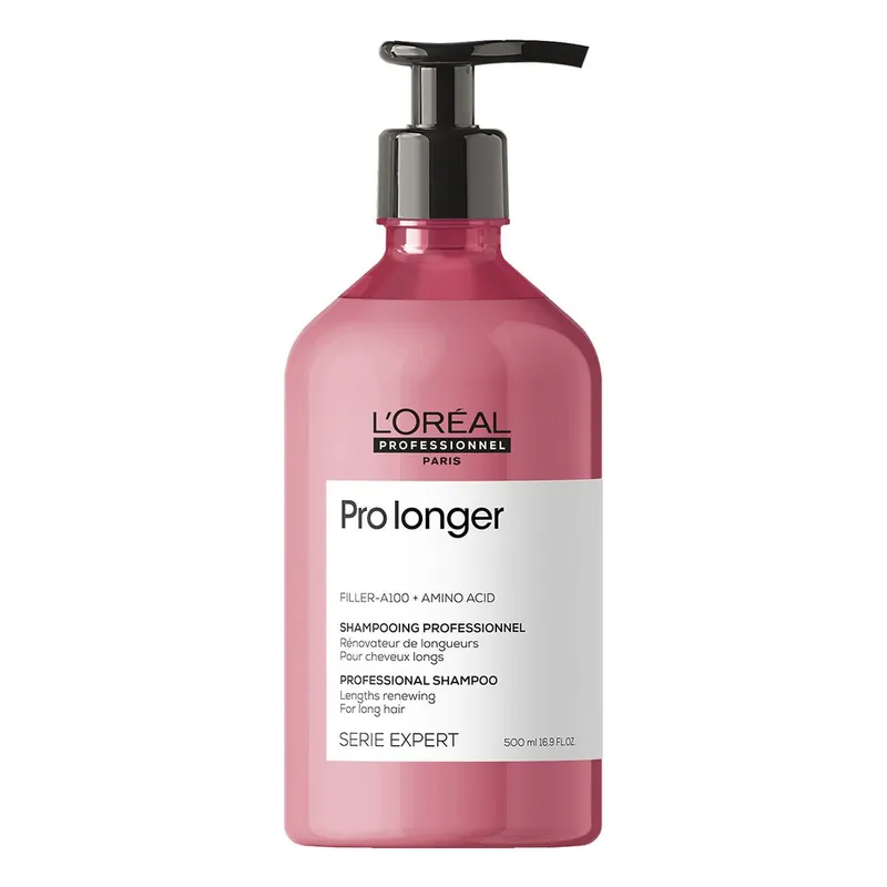 Loreal Pro Longer Professional Shampoo 16.9 oz | Lengths Renewing | For Long Hair | Filler-A100 + Amino Acid