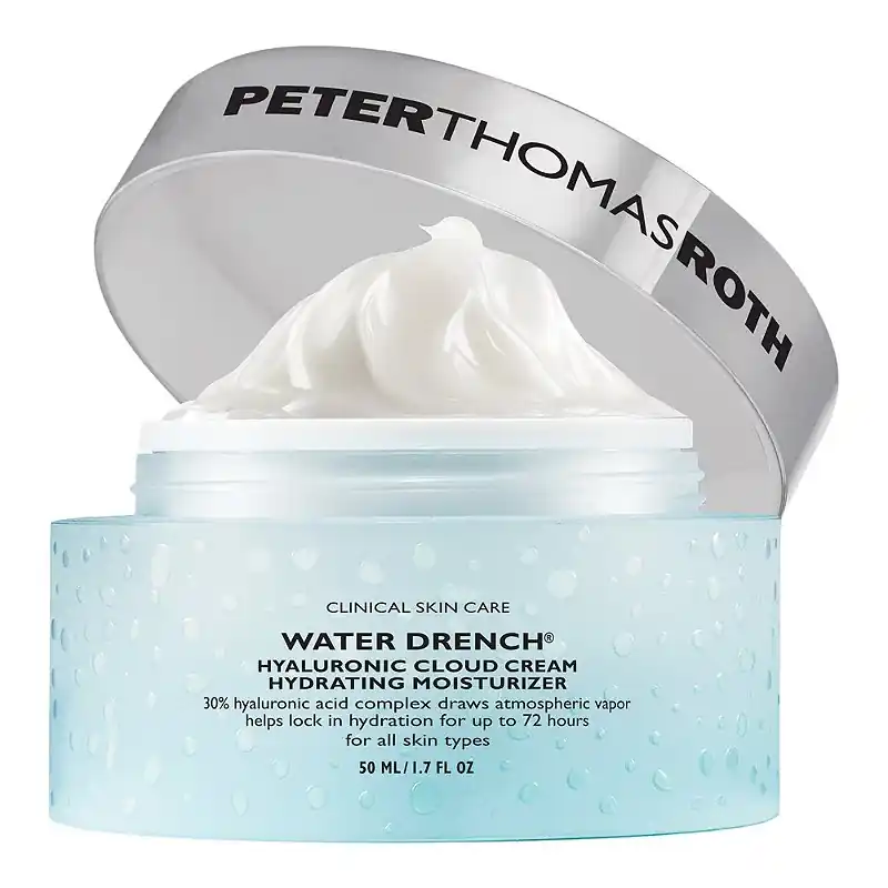 [Sample 0.07 oz] Peter Thomas Roth Water Drench Hyaluronic Cloud Cream Hydrating Moisturizer | Locks Hydration For 72 Hours - Free Sample
