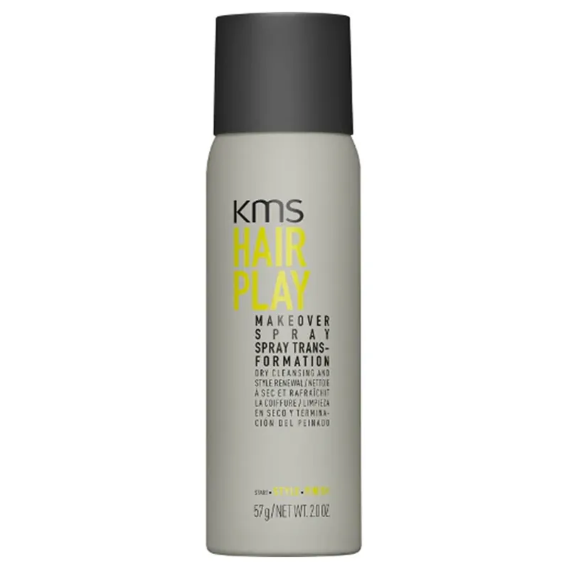 KMS HAIR PLAY Makeover Spray 2 oz / 57 g | Hold 0/0 & Shine 0/0
