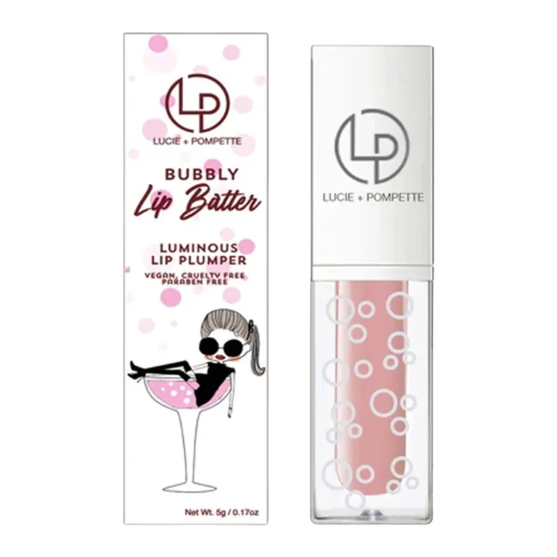 Lucie + Pompette Bubbly Lip Batter Luminous Lip Plumper - Tenda (Pink)